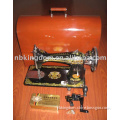 New Butterfly brand JA2-2 Household sewing machine with Metal handle & Wooden Case sewing machine